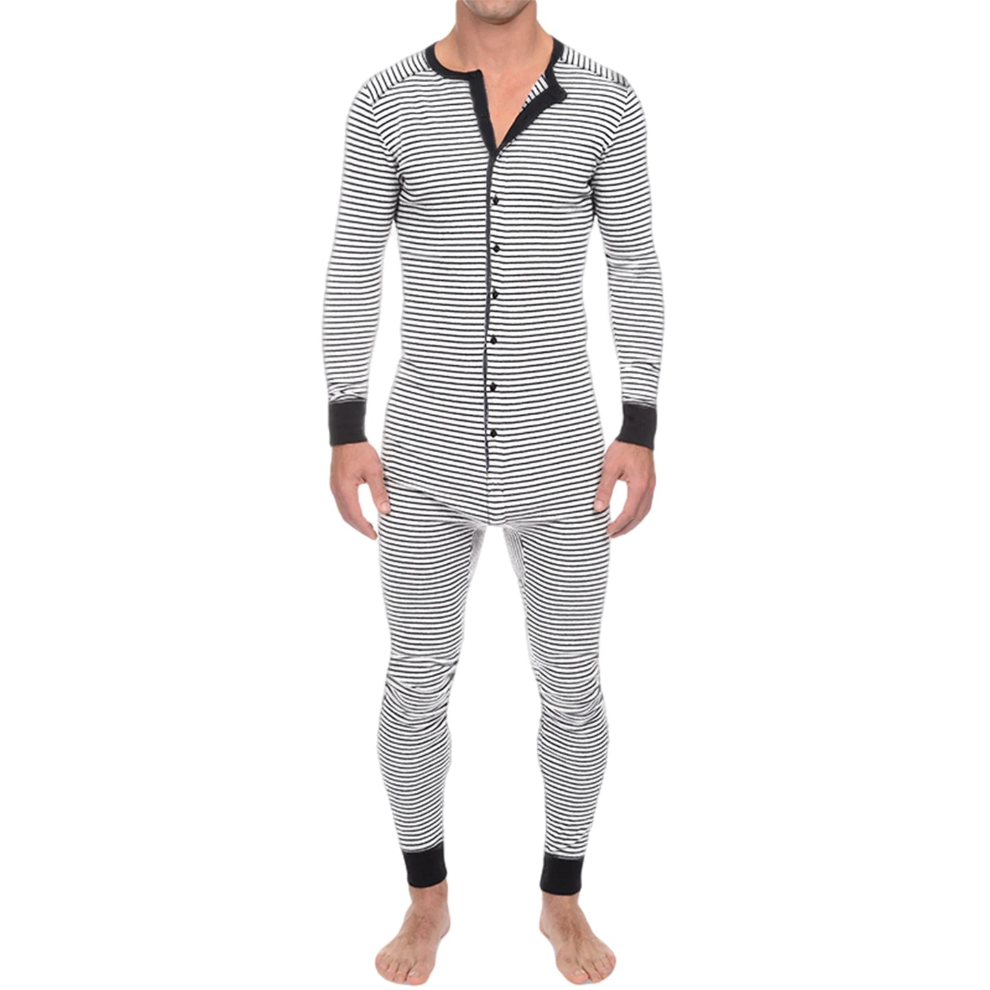 Combinaison Pyjama Rayé pour Homme