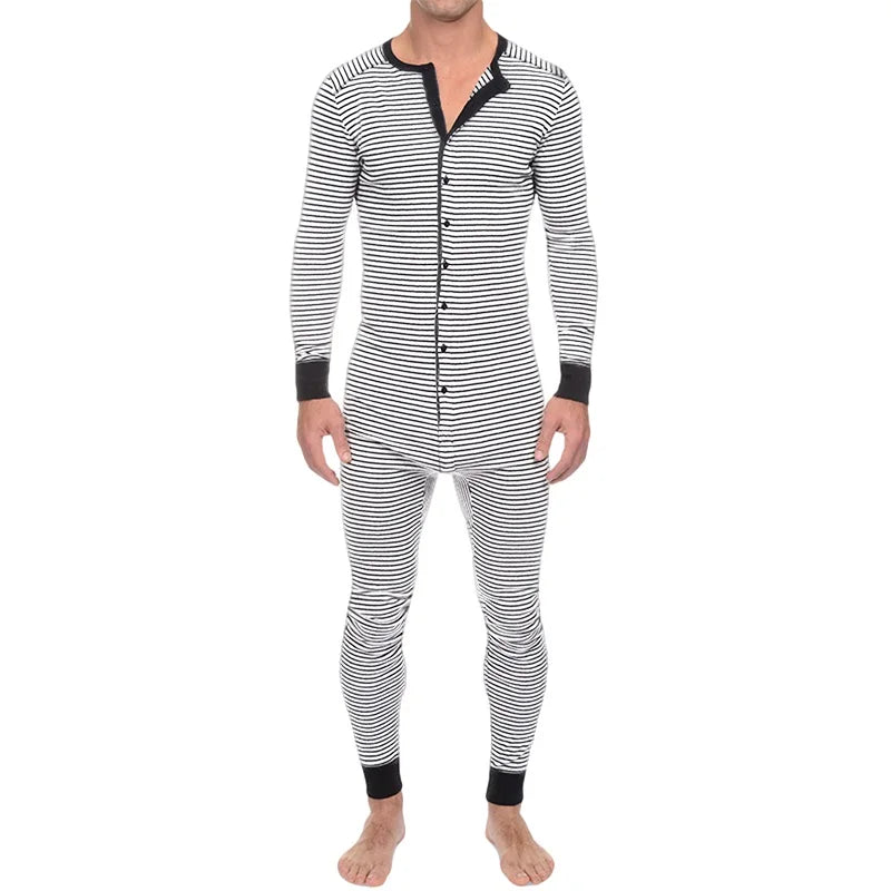 Combinaison Pyjama Rayé pour Homme