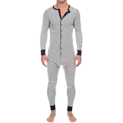 Combinaison Pyjama Rayé pour Homme