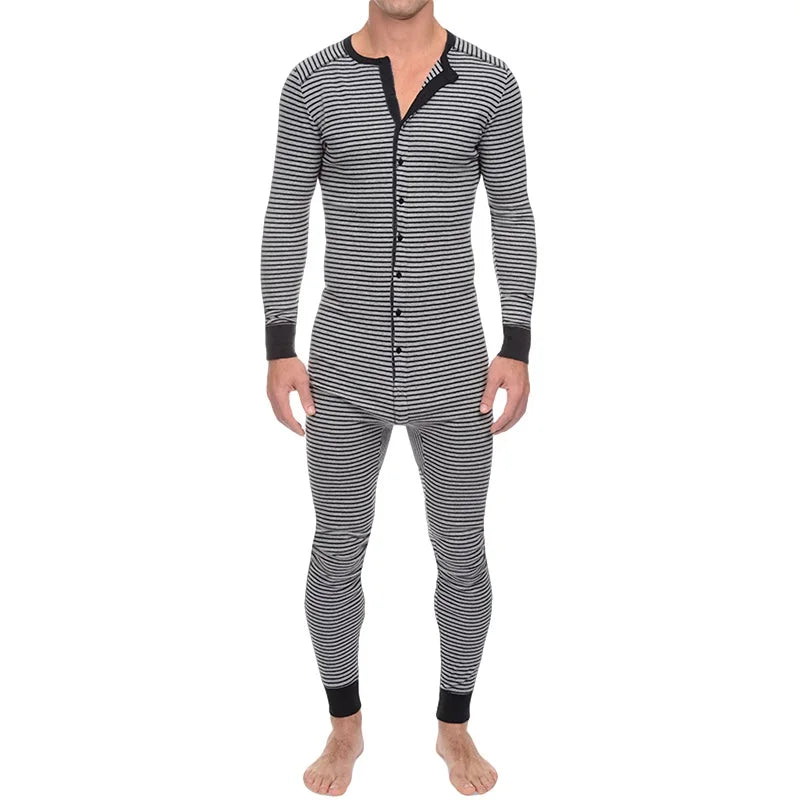 Combinaison Pyjama Rayé pour Homme