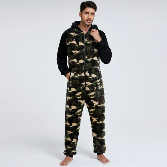 Combinaison Pyjama à Motif Militaire