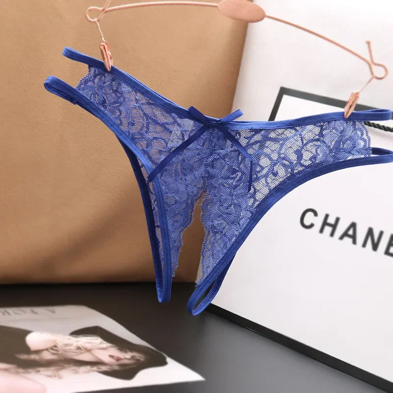 String Sexy en Dentelle Ouvert