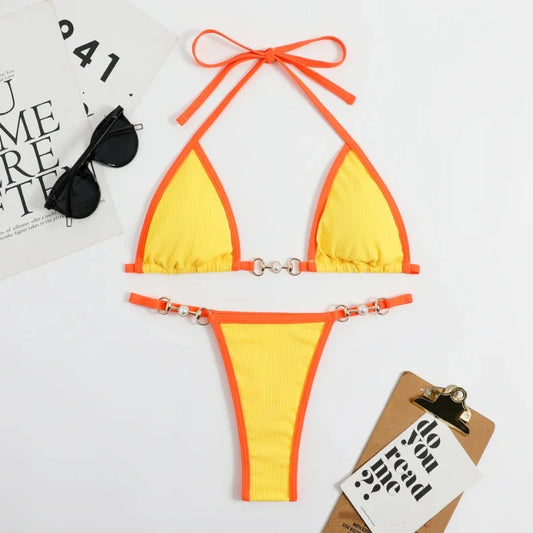 Bikini string triangle