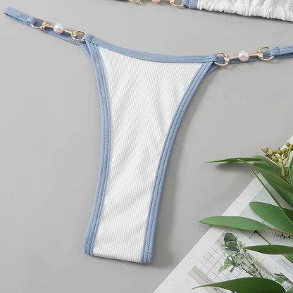 Bikini string à perles