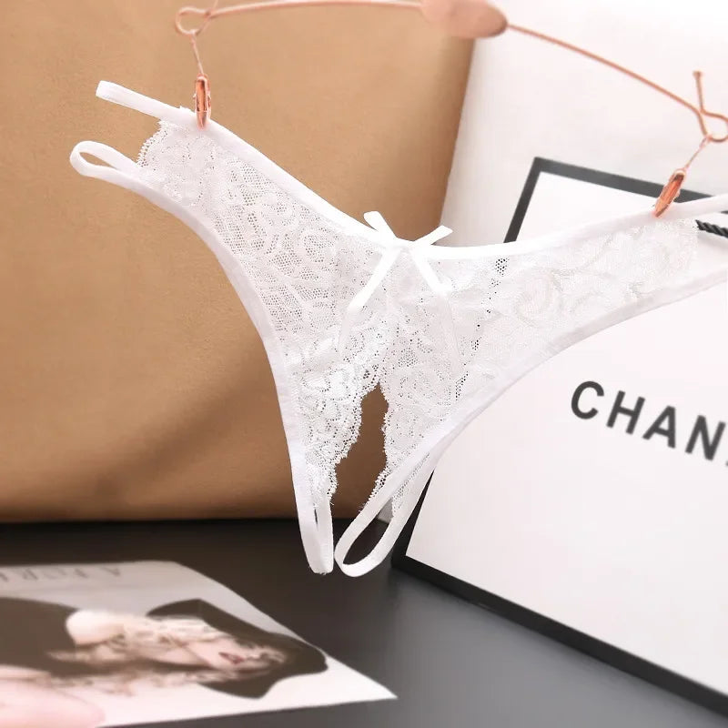 String Sexy en Dentelle Ouvert