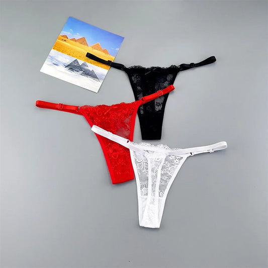 String Dentelle à 3 Pièces Sexy
