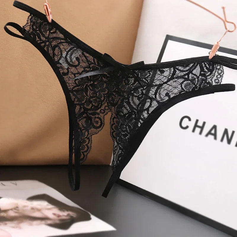 String Sexy en Dentelle Ouvert