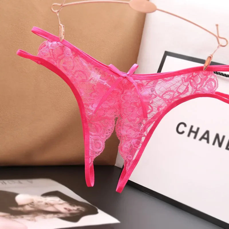 String Sexy en Dentelle Ouvert