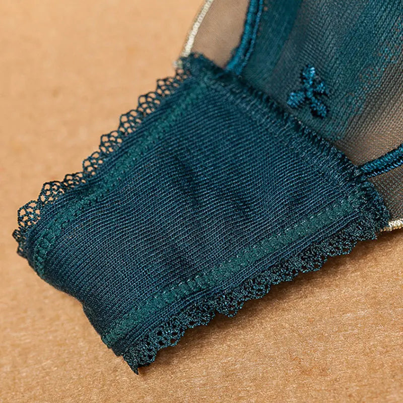 String Sexy Dentelle avec Nœud