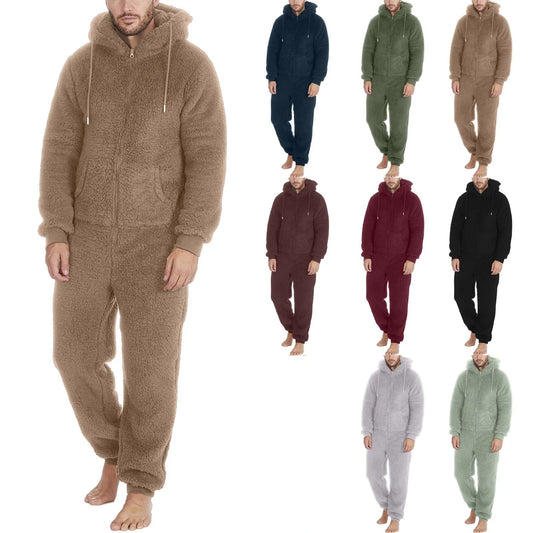 Combinaison Pyjama Peluche pour Homme