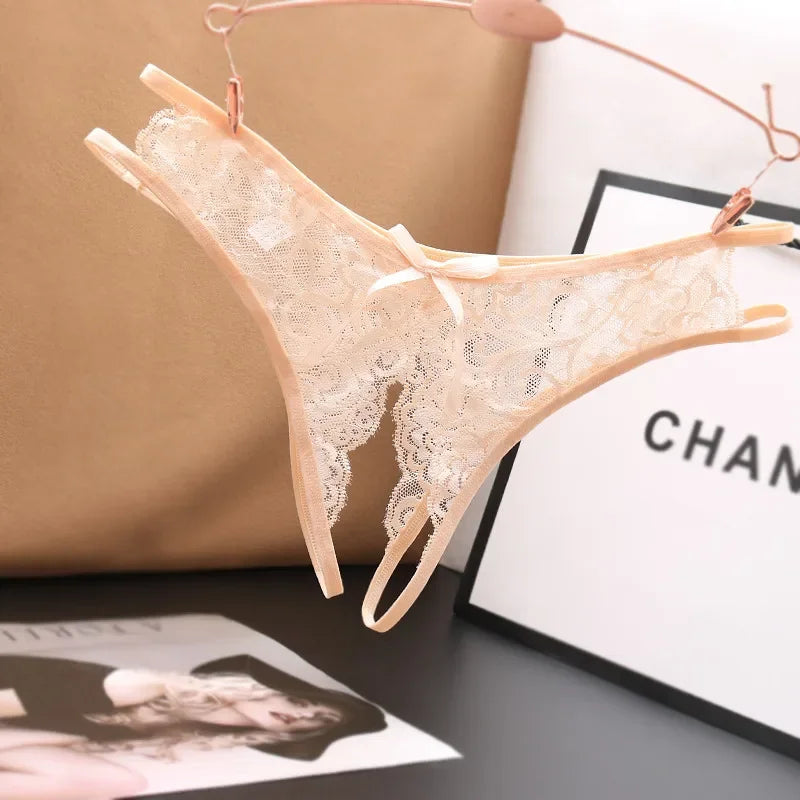 String Sexy en Dentelle Ouvert